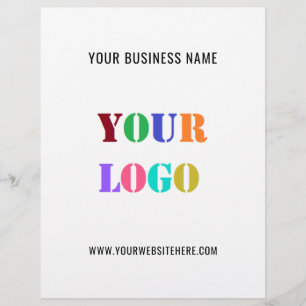 Custom Your Logo Text Promotional Business Flyers