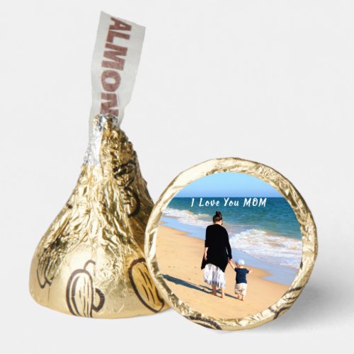 Custom Your Mom Photo and Text _ I Love You MOM Hersheys Kisses