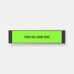Custom Your Name Door Sign - Choose Colors