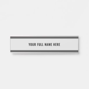 Custom Your Name Door Sign Choose Colors and Font