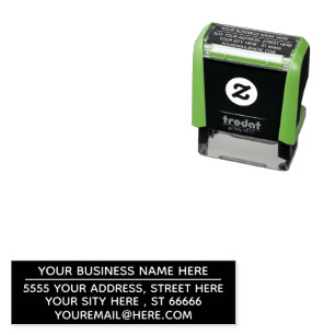 Custom Your Name E-mail Address Stamp Template