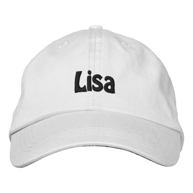 Custom your name embroidered baseball cap (Front)