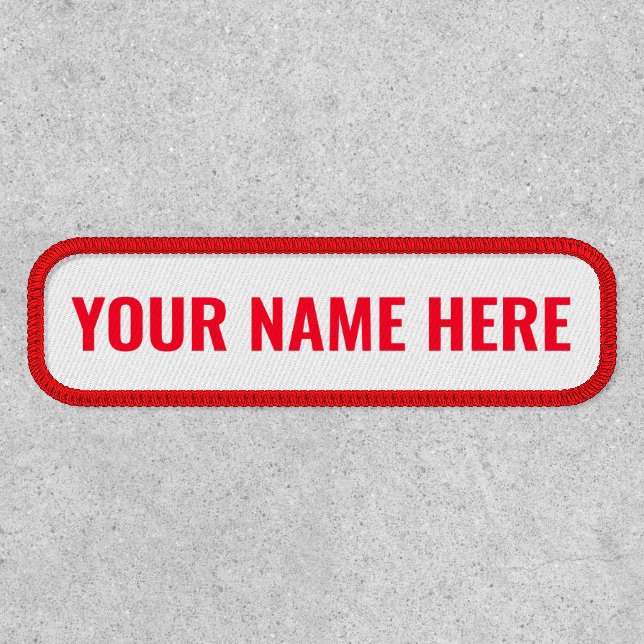 Custom Your Name Personalized Name Patch (Front)