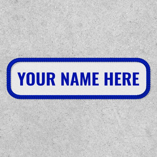 Custom Your Name Personalized Name Patch (Front)