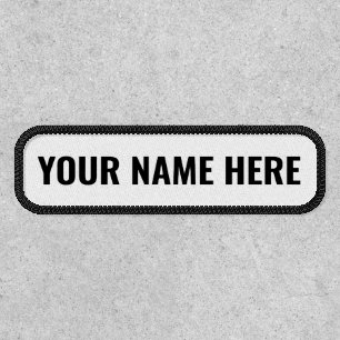 Custom Your Name Personalized Name Patch