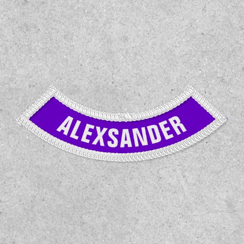 Custom Your Name Personalized Patch Choose Color