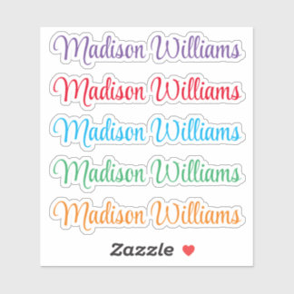 Custom your name sticker