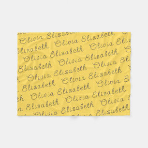 Custom Your Newborn Personalized Baby Girl Gift Fleece Blanket