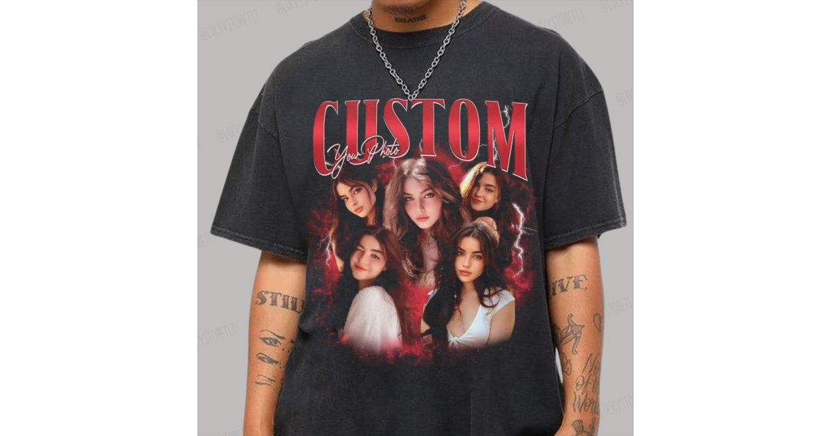  Custom Your Own Bootleg Shirts Bootleg Rap Tee Your Text Shirt  Photo Vintage T-Shirts Bootleg Shirt Custom Graphic Tees for Family :  Clothing, Shoes & Jewelry