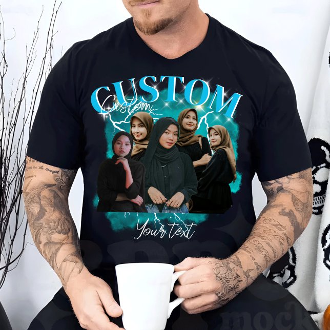 Custom Your Own Bootleg Photo Bootleg Girlfriend T-Shirt (Creator Uploaded)