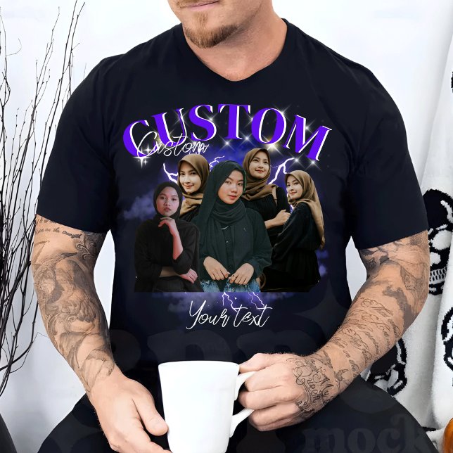 Custom Your Own Bootleg Photo Bootleg Girlfriend T-Shirt (Creator Uploaded)