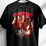 Custom Your Own Bootleg Photo Bootleg Rap T-Shirt<br><div class="desc">This is not your average t-shirt! Get ready to unleash your inner rebel with this bootleg-inspired design featuring [Your Name]'s unique custom image.</div>