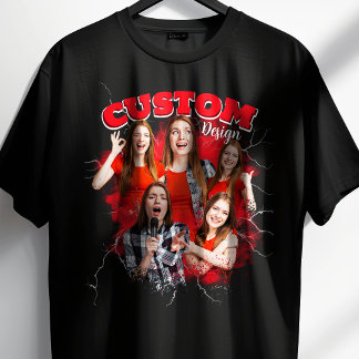 Custom Your Own Bootleg Photo Bootleg Rap T-Shirt