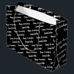 Custom Your Own Name Anniversary Large Gift Bag<br><div class="desc">Create Your Own Name Anniversary Large Gift Bag</div>