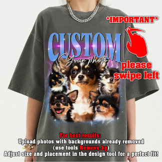 CUSTOM YOUR Own pet 90s bootleg vintage T-Shirt