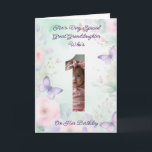 Custom Your Own Photo 1-Year Girl's Birthday Card<br><div class="desc">Celebrate her first birthday with a keepsake you can personalize in minutes. This sweet, pastel card features soft watercolor flowers and butterflies with a large “1” photo window on the front—just upload your favorite picture and it becomes the star of the design. All front and inside text is fully editable,...</div>