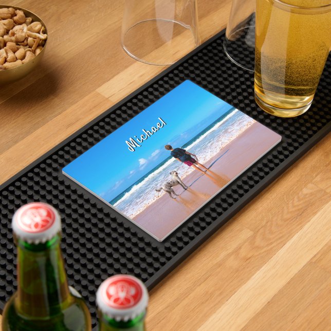 Custom Your Pet Photo Bar Mat Personalized Name (Insitu (Bar 2))