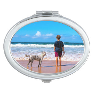 Custom Your Pet Photo Compact Mirror Personalized