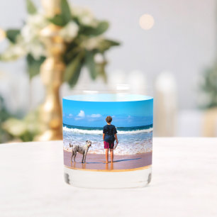Custom Your Pet Photo Personalized Whiskey Glass