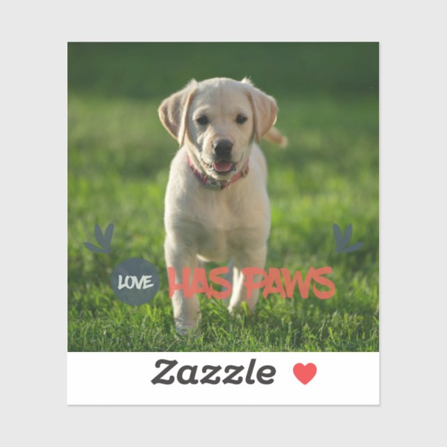 Custom your pet photo sticker (Sheet)