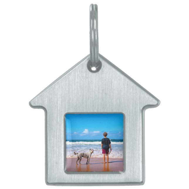 Custom Your Pets Photo Pet ID Tag (Front)
