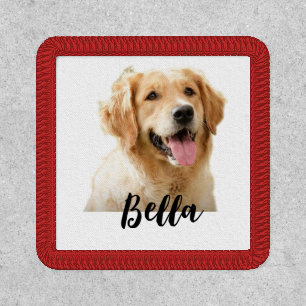 Custom your pet's photo with name patch