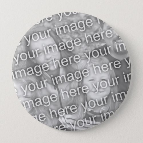 Custom Your Photo 4 inch Button Template