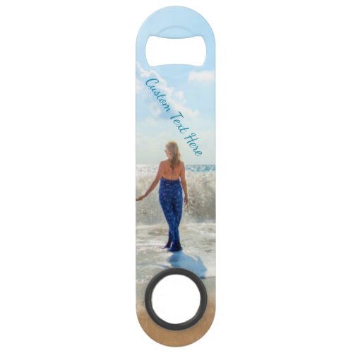 Custom Your Photo and Text Bottle Opener Bar Key