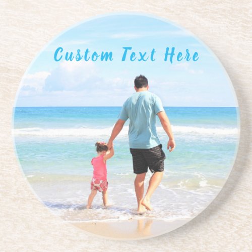 Custom Your Photo and Text Coaster