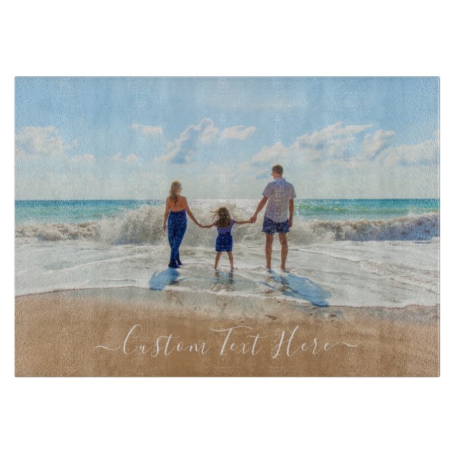Custom Your Photo Text Cutting Board Personalized