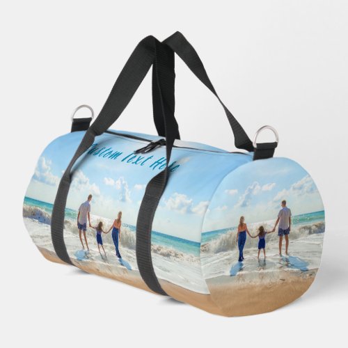 Custom Your Photo and Text Duffle Bag