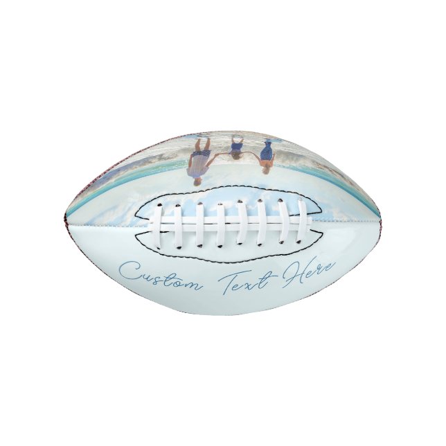 Custom Your Photo and Text Football Gift (Front)