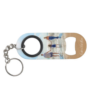 Custom Your Photo and Text Keychain Bottle Opener