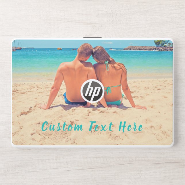 Custom Your Photo and Text Laptop Skin (Front)