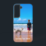 Custom Your Photo and Text Personalized Samsung Galaxy S22 Case<br><div class="desc">Custom Photo and Text Samsung Galaxy Cases or iPhone Cases - Your Own Design - Personalized Family / Friends / or Personal Phone Cases Gift - Add Your Photo / Text / Name - Resize and move or remove and add elements / text with Customization tool ! Choose font /...</div>