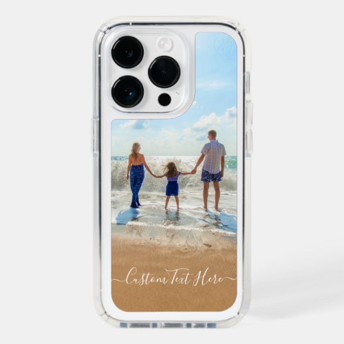 Custom Your Photo and Text Personalized Speck iPhone 14 Pro Case