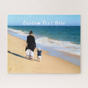 Custom Your Photo and Text Puzzle Personalized