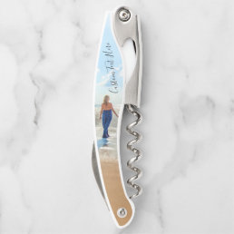 Custom Your Photo and Text Waiter&#39;s Corkscrew Gift