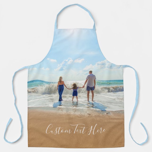 Custom Your Photo Apron with Text (Front)