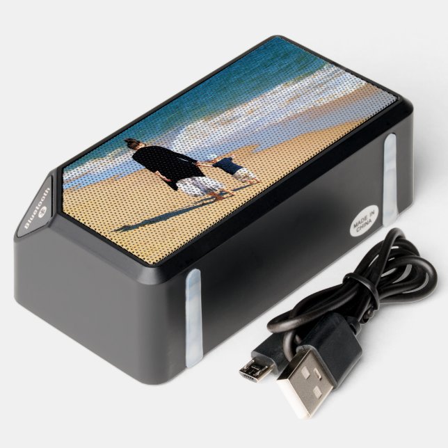 Custom Your Photo Bluetooth Speaker Gift (Laydown)