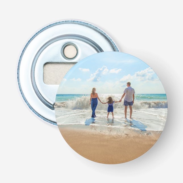 Custom Your Photo Bottle Opener Personalized Gift (Front)