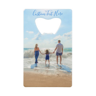 Custom Your Photo Bottle Opener Personalized Text