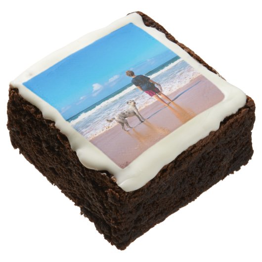 Custom Your Photo Brownie Personalized (Angled)