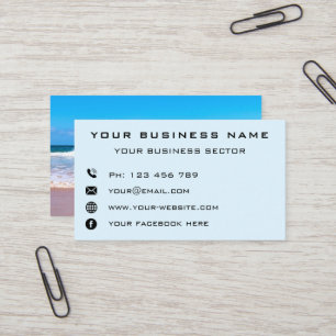 Custom Your Photo Business Card Personalized