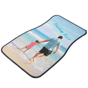 Custom Your Photo Car Floor Mat with Text
