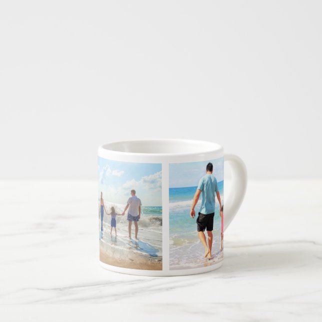 Custom Your Photo Collage Espresso Cup Personalize (Front Right)