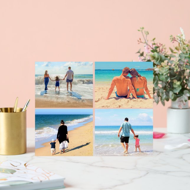 Custom Your Photo Collage Gift Acrylic Sign (Wedding)