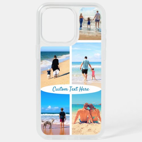 Custom Your Photo Collage iPhone Case with Text