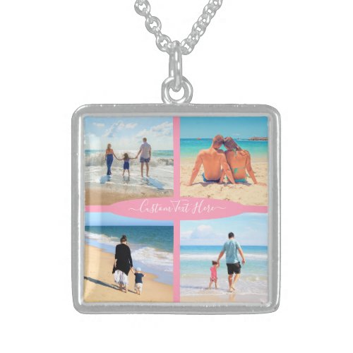 Custom Your Photo Collage Necklace Gift