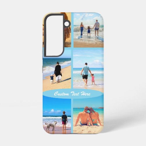 Custom Your Photo Collage Text Personalized Gift Samsung Galaxy S22 Case
